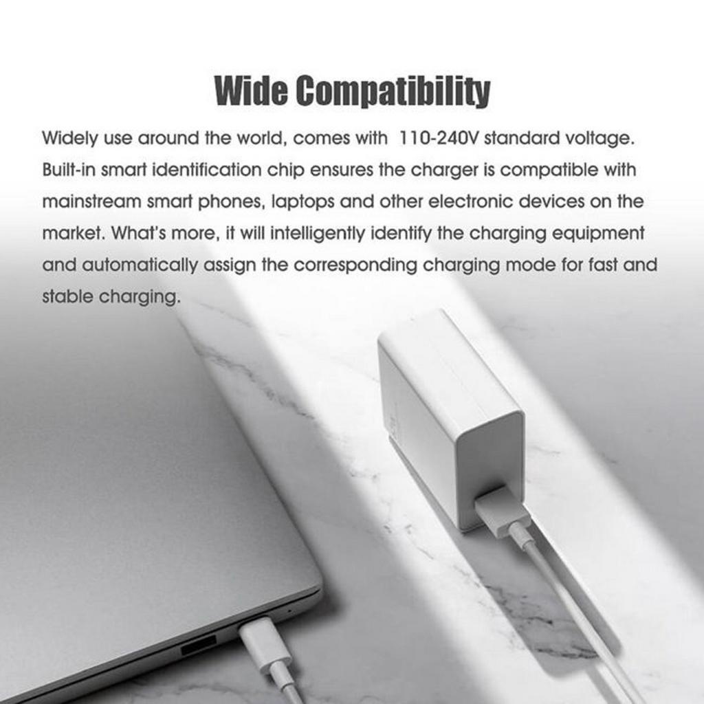 Bộ sạc nhanh Xiaomi 67w có Mi Charge Turbo kèm dây sạc Xiaomi Type C bảo hành lỗi 1 đổi 1 LC DESIGN