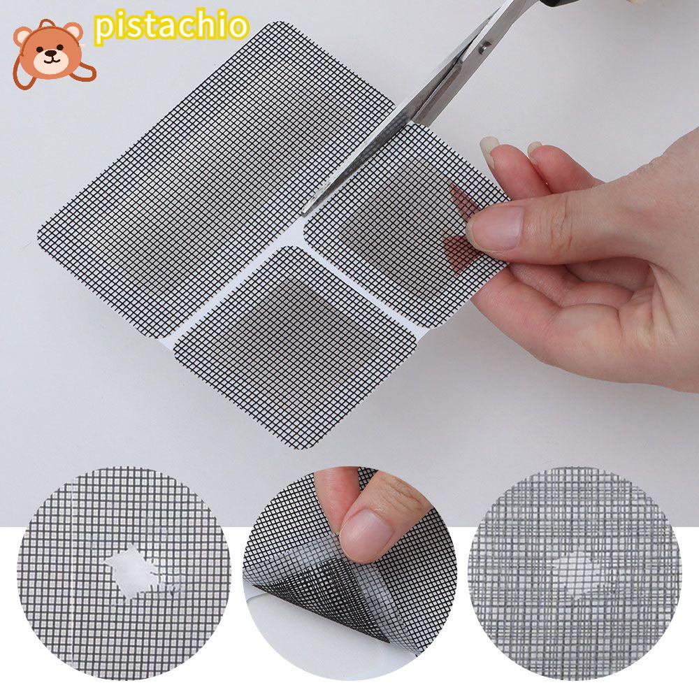 PISTA Bộ 3 Miếng Dán Cửa Sổ Chống Muỗi Bằng Sợi Thủy Tinh
