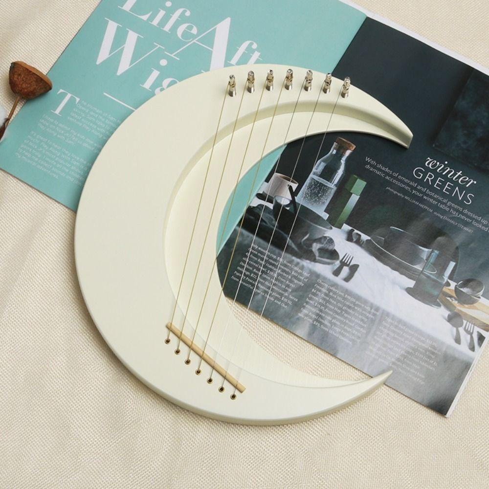 CHOOKEY Nhạc Cụ Lyre 7 Dây Bằng Gỗ Dành Cho Người Mới Bắt Đầu