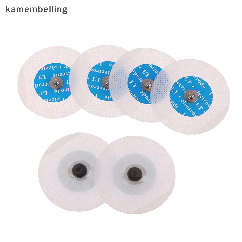Kamembelling Bộ 50 Miếng Dán Điện Cực ECG Bằng Vải Không Dệt Sử Dụng Một Lần