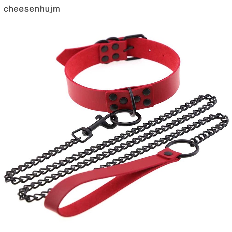 Vòng Cổ Da PU Đính Đinh Tán Phong Cách Gothic Punk