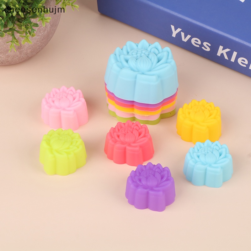 Set 5 Khuôn Silicon Làm Bánh Muffin 3 / 5cm Không Tái Sử Dụng Tiện Lợi