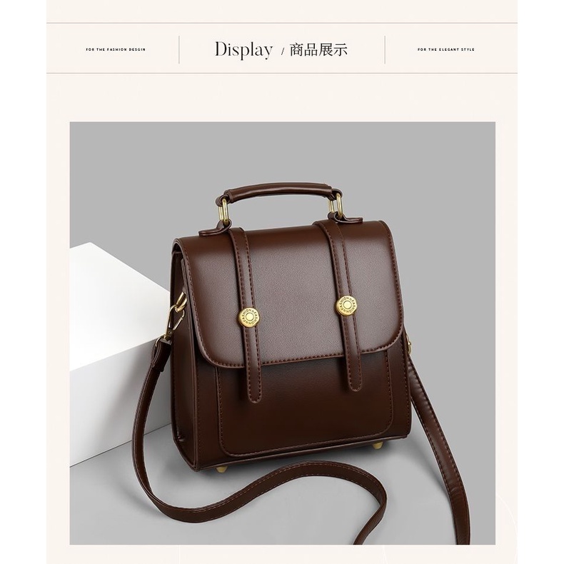 Ba Lô Đeo Vai Cỡ Nhỏ 20X20 Dễ Phối Đồ Thời Trang Cho Nữ