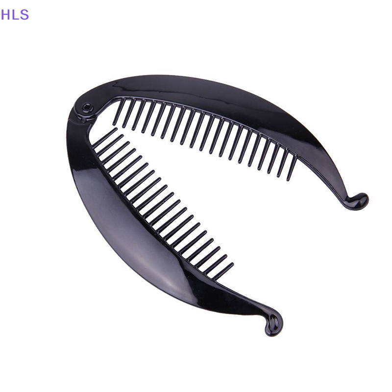 Kẹp Tóc Xoắn Bằng Nhựa Màu Trơn Đơn Giản Cho Nữ