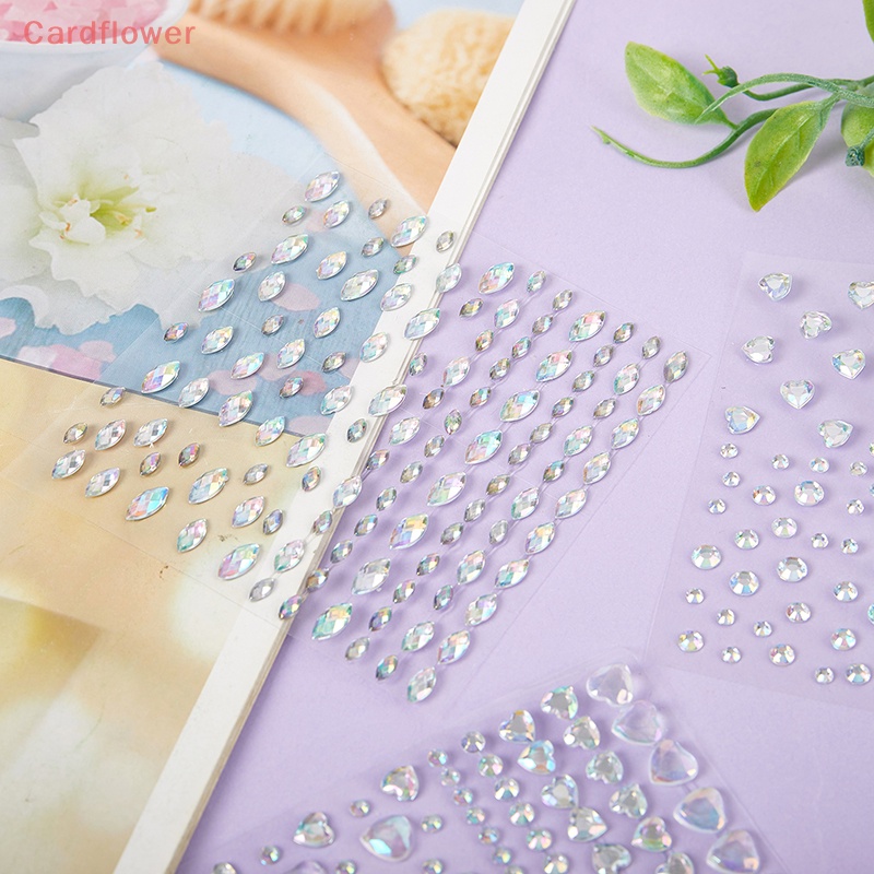 1 Tấm Hình Dán Trang Điểm Mắt Họa Tiết Kim Cương Lấp Lánh