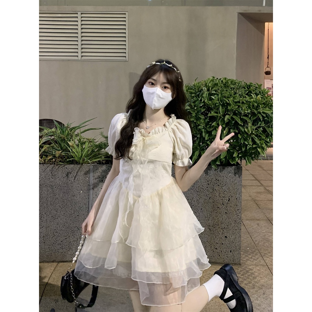 Đầm Ngắn Tay Ôm Eo Thời Trang Dành Cho Nữ