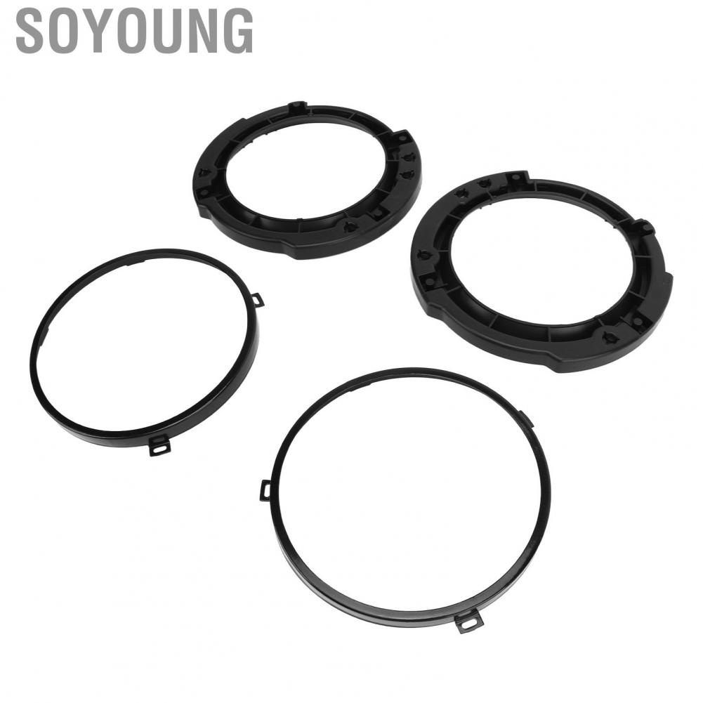 Soyoung Headlight Mounting Bracket Ring Set Retaining Easy Installation Lightweight for Wrangler JK