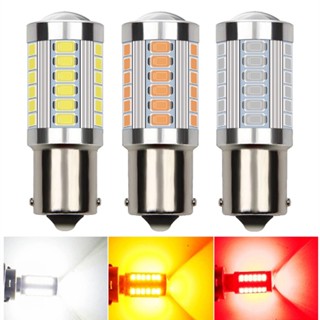 1 Bóng Đèn LED Tín Hiệu PY21W P21 / 5W 1156 Ba15s 1157 Bay15d 12V 33SMD 7000K Cho Xe Hơi