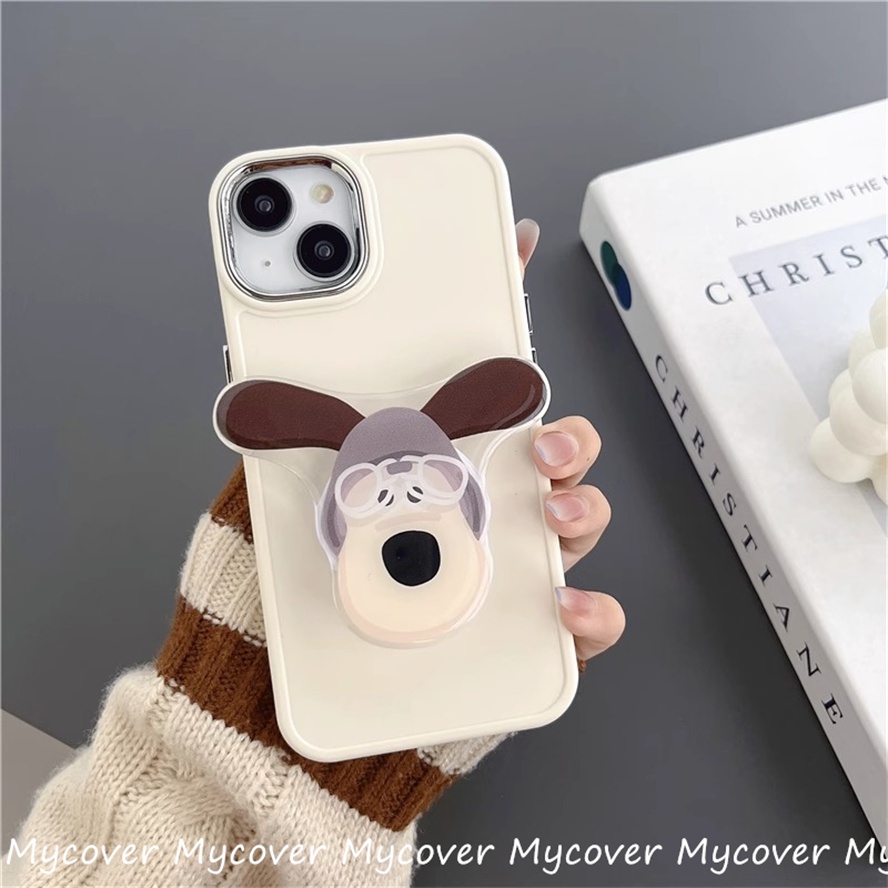 Ốp Điện Thoại Silicone Mềm Chống Sốc In Hình Chú Cún Cho iPhone 11 12 13 14 Pro Max X Xr Xs 8 7 6 Plus SE 2020 Đứng