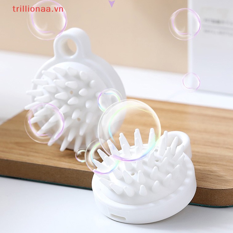 1 Lược Silicone Mát Xa Da Đầu Phong Cách Nhật Bản