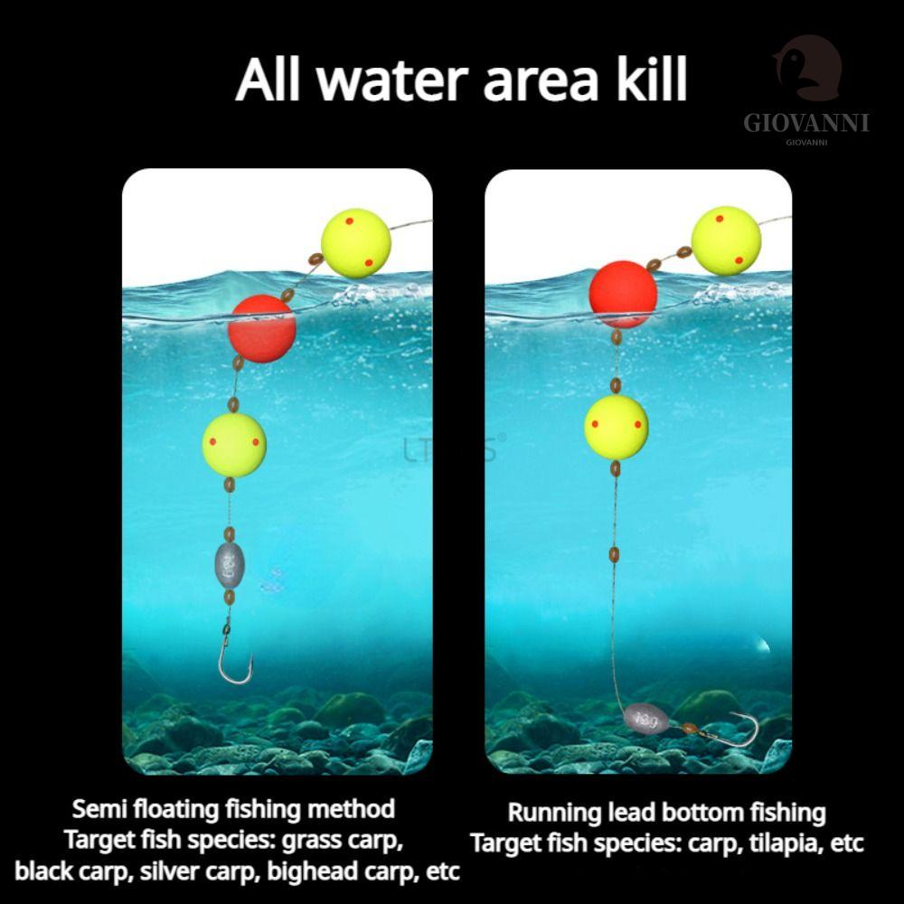 Giovanni Bộ Dây Lưỡi Câu Cá Bằng Thép Cacbon