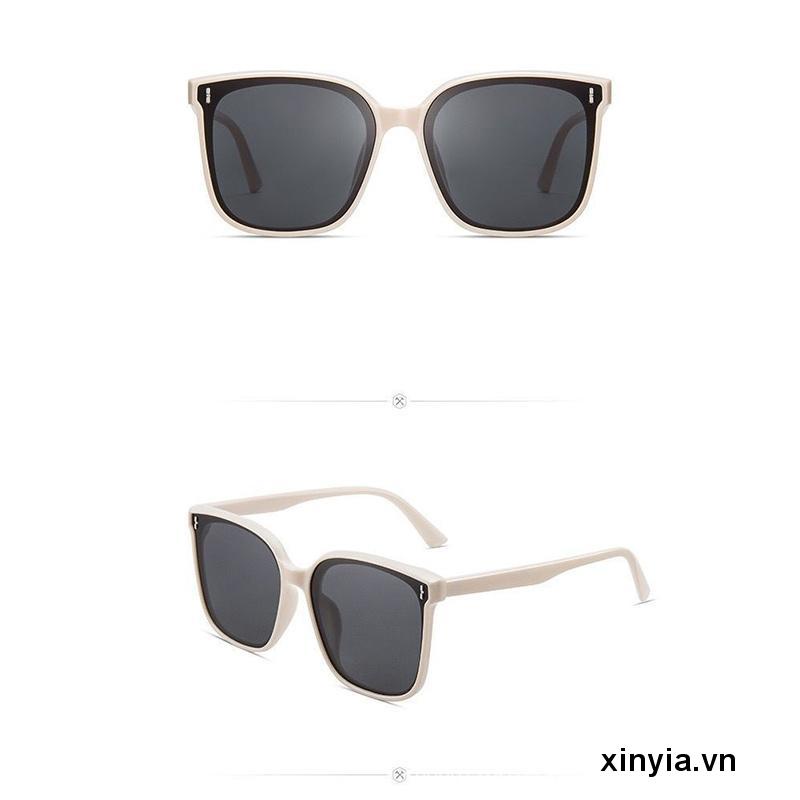 Kính Râm Thời Trang Gọng Vuông Oversize Chống Tia UV400 Cho Nam Và Nữ