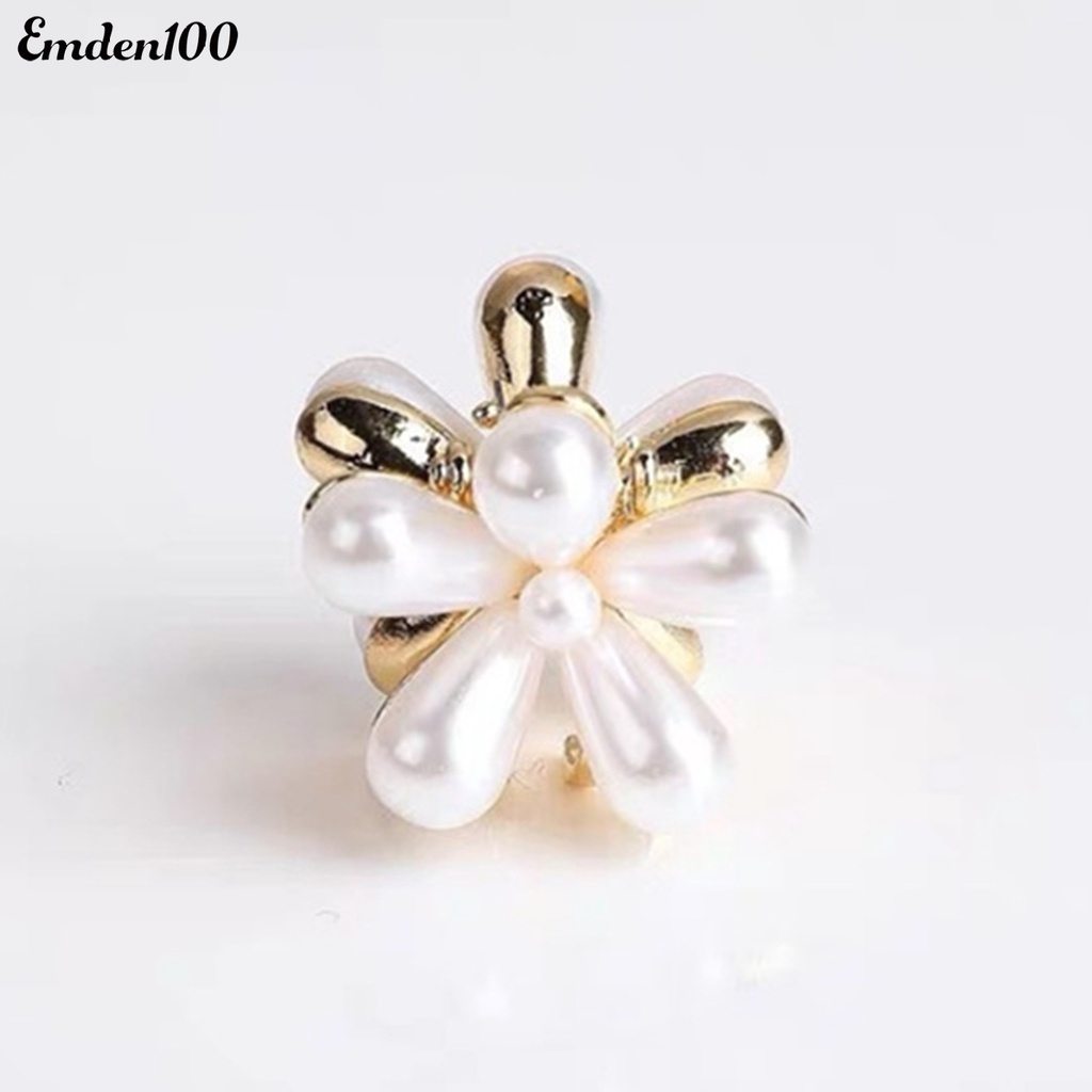 Kẹp Tóc Hình Hoa Đính Ngọc Trai Nhân Tạo Thời Trang