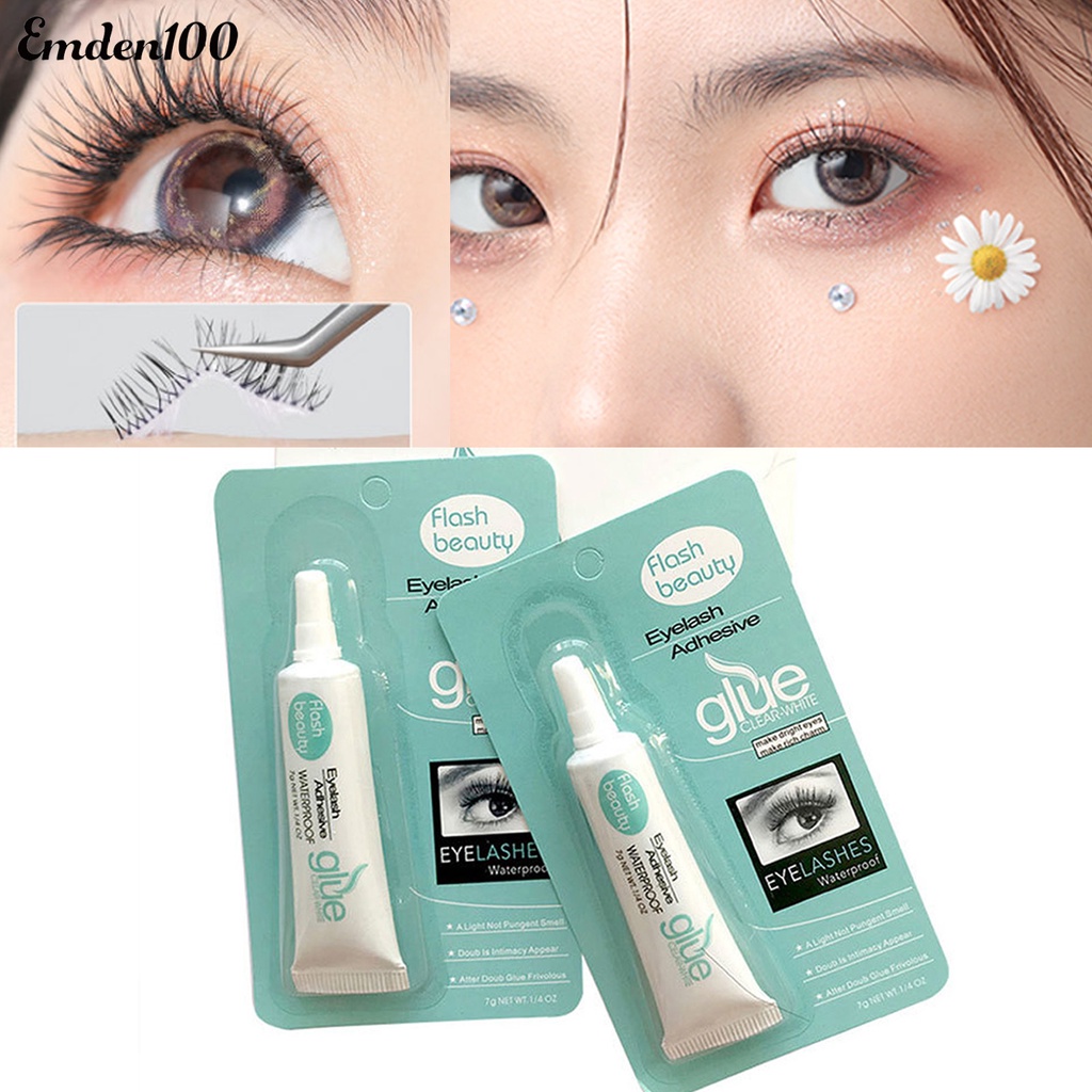 Keo Dán Lông Mi Giả Emden 7g Màu Trắng Đen Đa Năng An Toàn