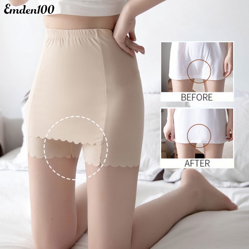 Quần Short Lưng Cao Phối Ren Màu Sắc Thời Trang Cho Nữ