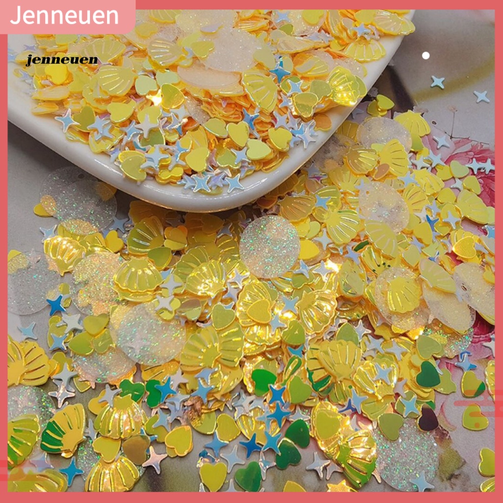 1 Túi Kim Sa Hình Ngôi Sao / Trái Tim Siêu Mỏng Trang Điểm Mắt / Móng Tay