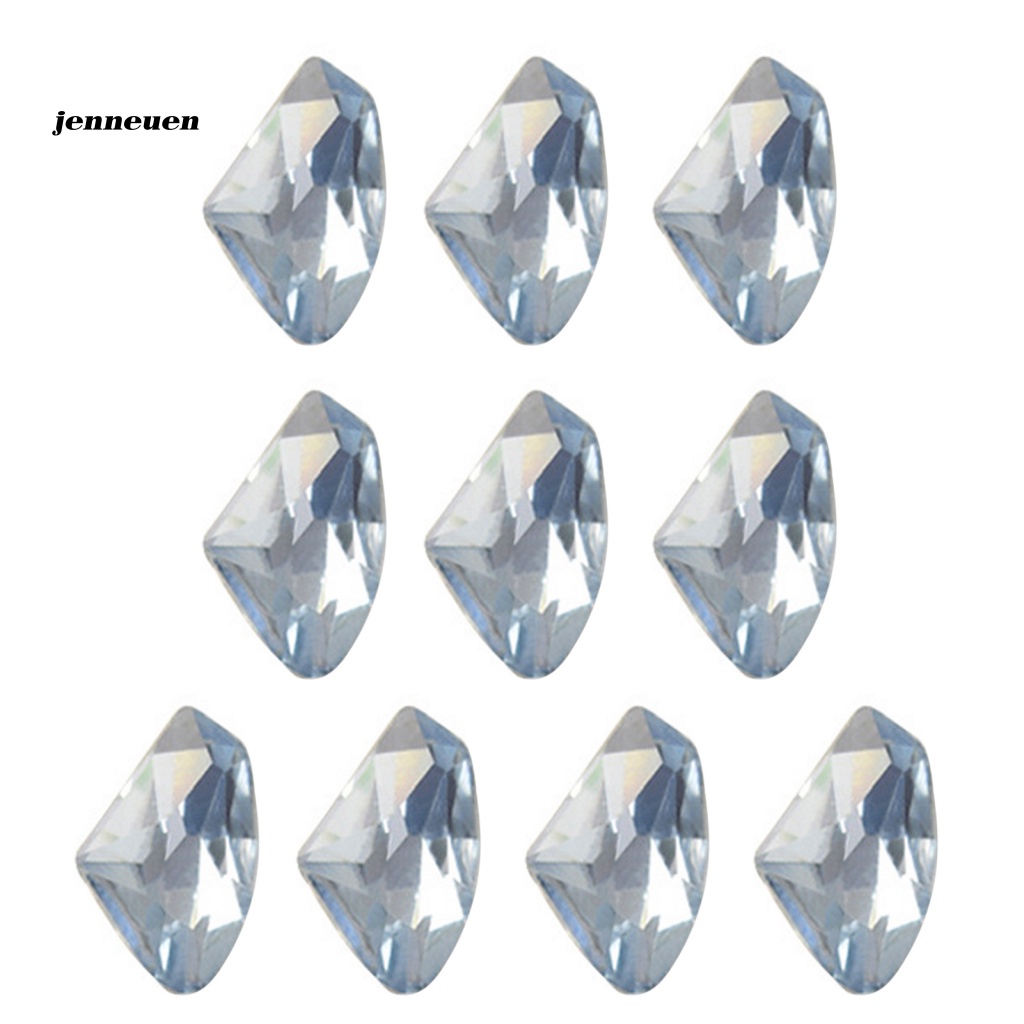 Set 10 Phụ Kiện Đính Đá 3D Lấp Lánh Trang Trí Móng Tay Nghệ Thuật