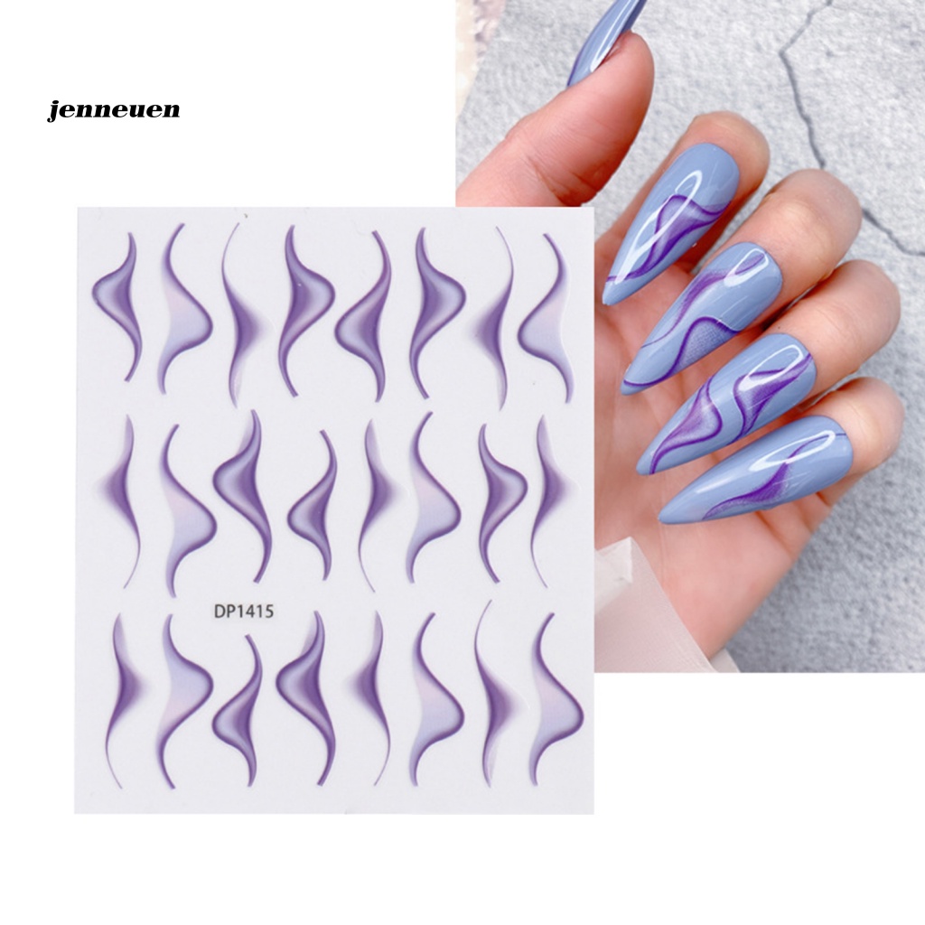 Miếng Dán Trang Trí Móng Tay Siêu Mỏng Họa Tiết Dập Nổi Xinh Xắn