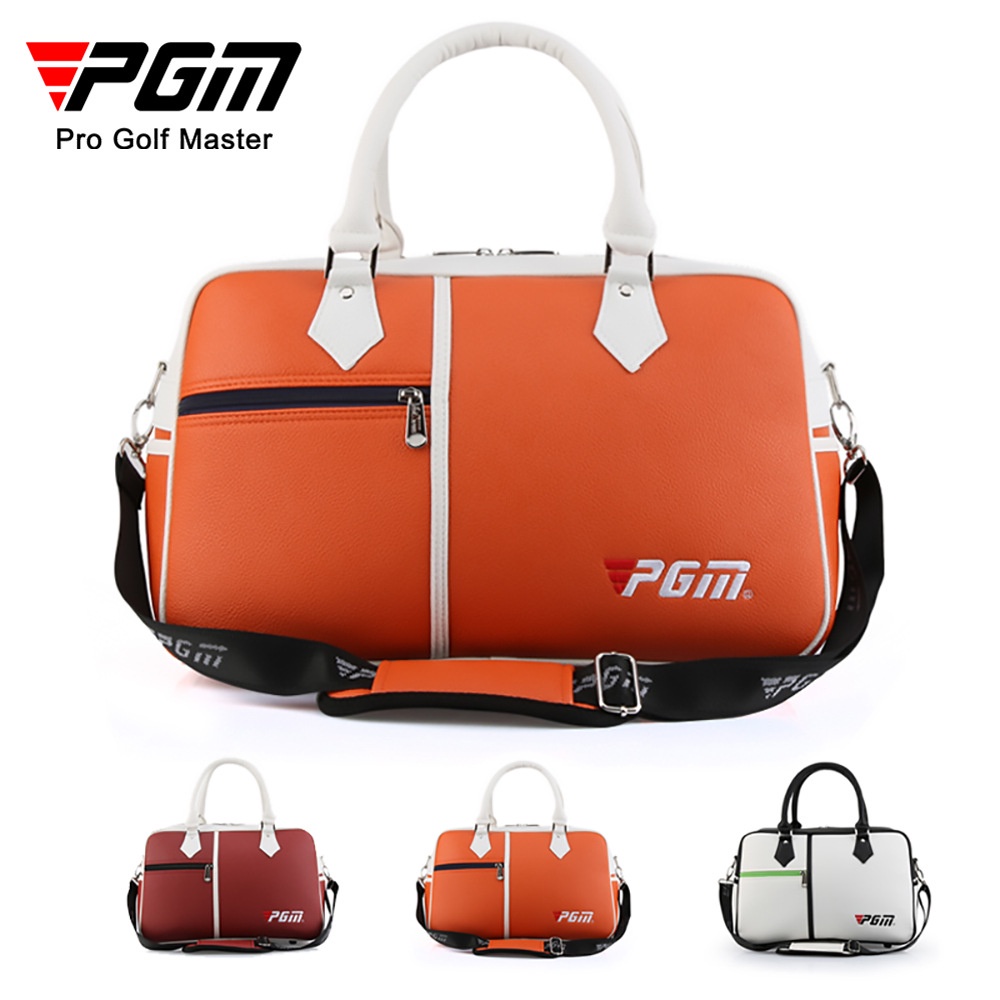 PGM Túi đựng quần áo chơi gôn cầm tay nhẹ Túi bóng chống thấm PU của nam và nữ Túi đựng quần áo công suất lớn Túi chơi gôn YWB017