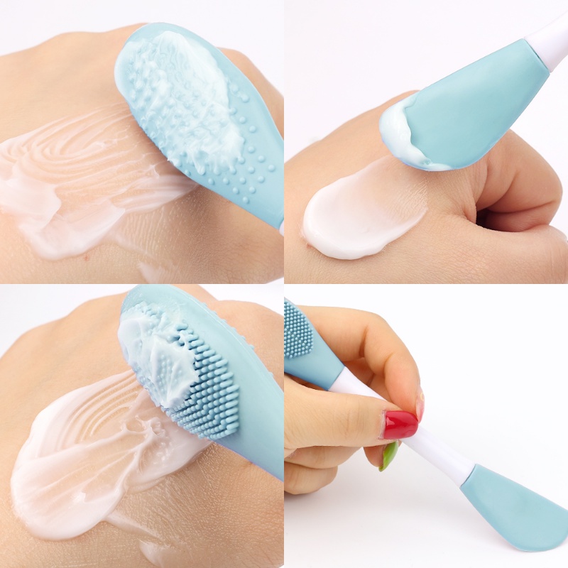 Cọ Silicone Hai Đầu Dùng Quét Mặt Nạ / Cọ Đắp Mặt Nạ Đa Năng