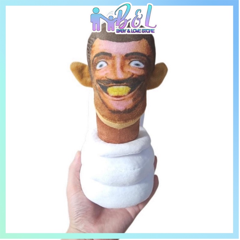 Đồ Chơi Búp Bê Nhồi Bông Hình Skibidi Kinh Dị Camara Titan TV Quà Tặng Halloween Cho Trẻ Em 27cm