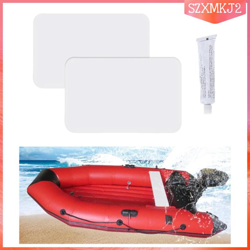 Bộ Miếng Vá Sửa Chữa Thuyền Bơm Hơi Bằng PVC Chống Nước Kèm Keo Dán