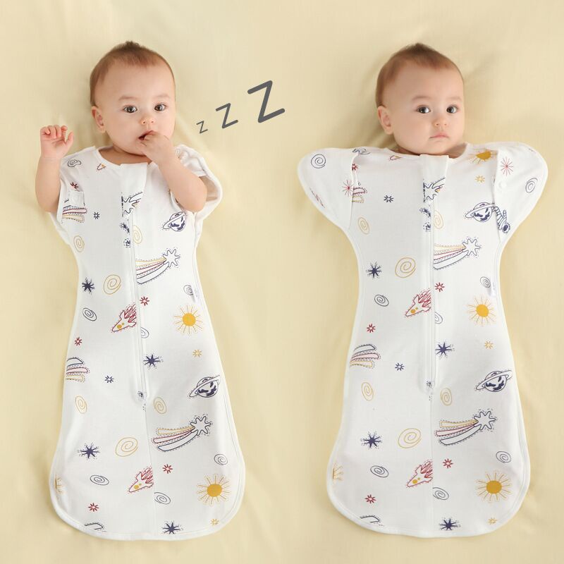 Túi Ngủ Chống Sốc Kèm Ống Tay Mở Rộng Cho Bé Sơ Sinh