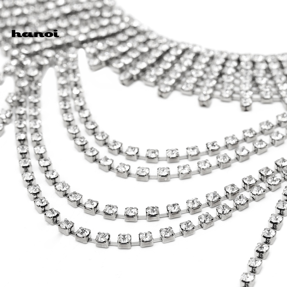 Vòng Cổ Choker Đính Đá Nhân Tạo Thời Trang