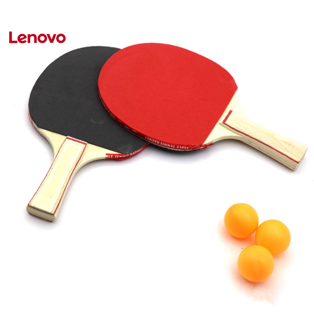 1 Bộ Vợt Bóng Bàn Tay Cầm Mịn Có Thể Mang Theo Thoải Mái Cho Trẻ Em