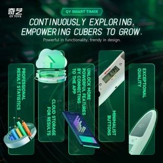 QiYi Smart Timer Speed Magic Cube QiYi Timer Bluetooth Smart Professtional Mofangge Speed Magico Cubo Timer for Educational Competition Speed Cup