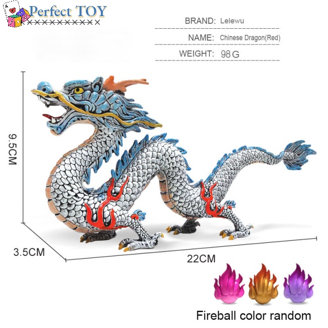 Mô Hình Rồng Trung Hoa Sống Động Như Thật Dùng Trang Trí Sưu Tầm