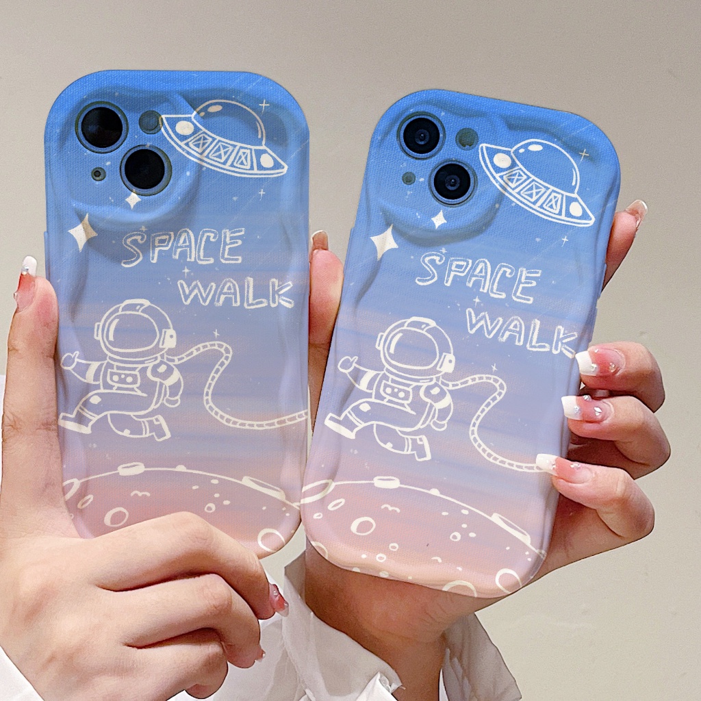 Ốp Điện Thoại Silicon Dẻo In Phi Hành Gia iPhone 7plus 8plus11promax xr xs max 11 12Pro 14 13 7 / 8g 6s 6splus 13Promax 14plus