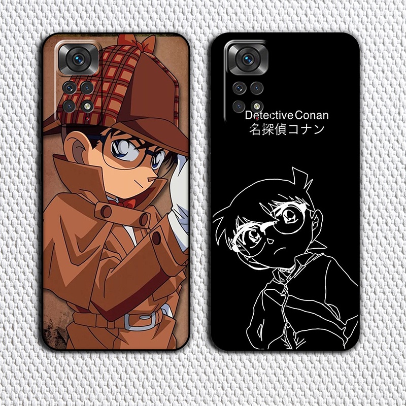 Ốp Điện Thoại TPU Mềm In Hình Thám Tử Conan Cho Xiaomi Redmi Note 11 11S 4G