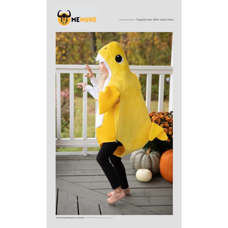 Trang Phục Hóa Trang Cá Mập Nhân Dịp Halloween Dễ Thương Cho Người Lớn Và Trẻ Em # 1
