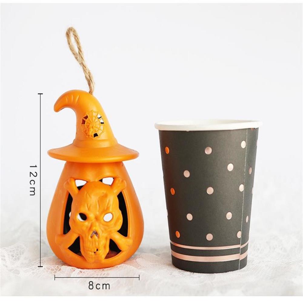 Lồng Đèn LED Hình Đầu Lâu Và Quả Bí Ngô Dùng Trang Trí Tiệc Halloween