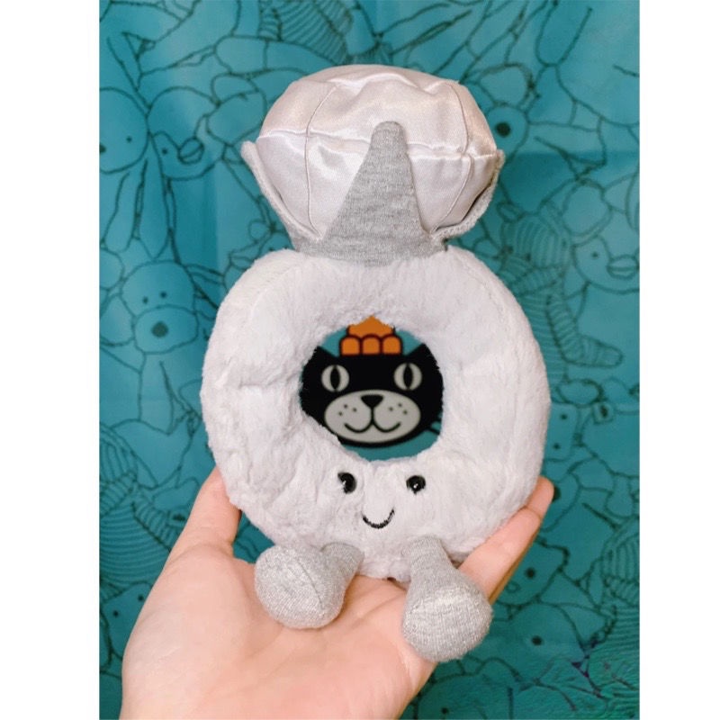 Nhẫn Đeo Tay Hình Bánh Kem Đính Kim Cương Giả Dễ Thương