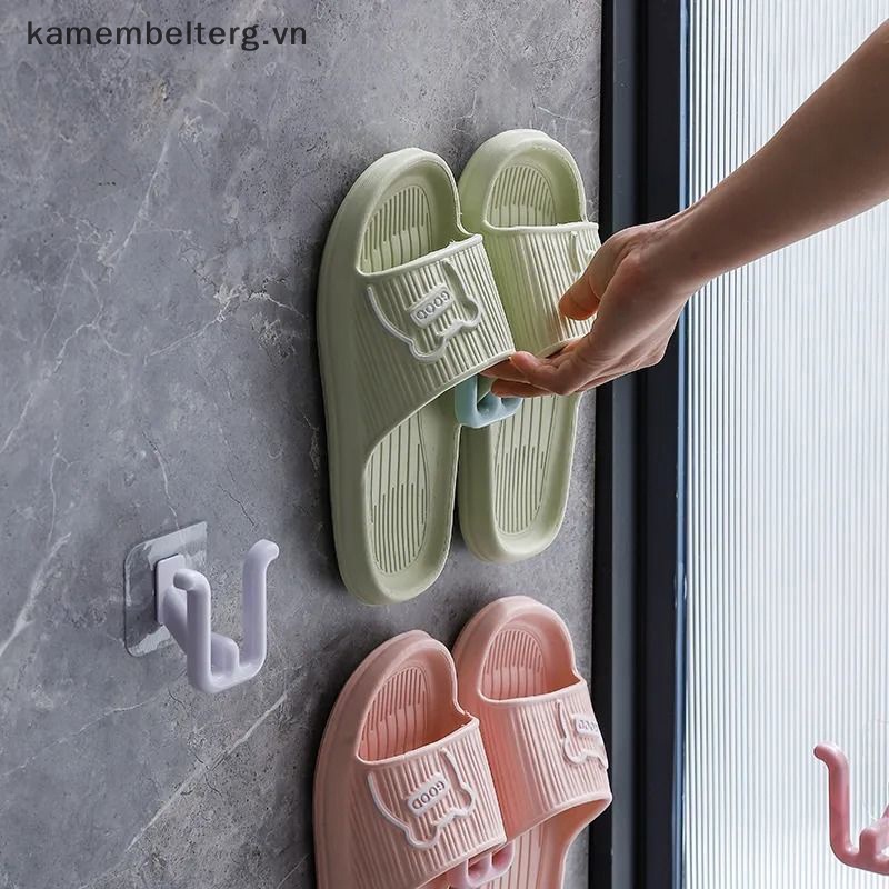 Set 3 Kệ Để Dép Dán Tường Tiết Kiệm Không Gian Tiện Dụng Cho Nhà Tắm
