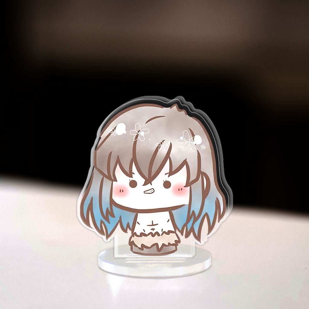 Mô hình Mini Demon Slayers Tanjiro Nezuko Standee Chibi Anime Manga Kimetsu no Yaiba trang trí góc học tập cao 3cm