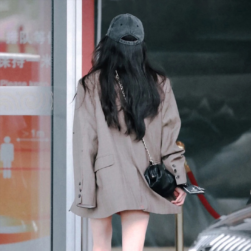 Mũ Lưỡi Trai Denim Chống Nắng Thiết Kế Thoáng Khí Phong Cách Retro Cho Nữ