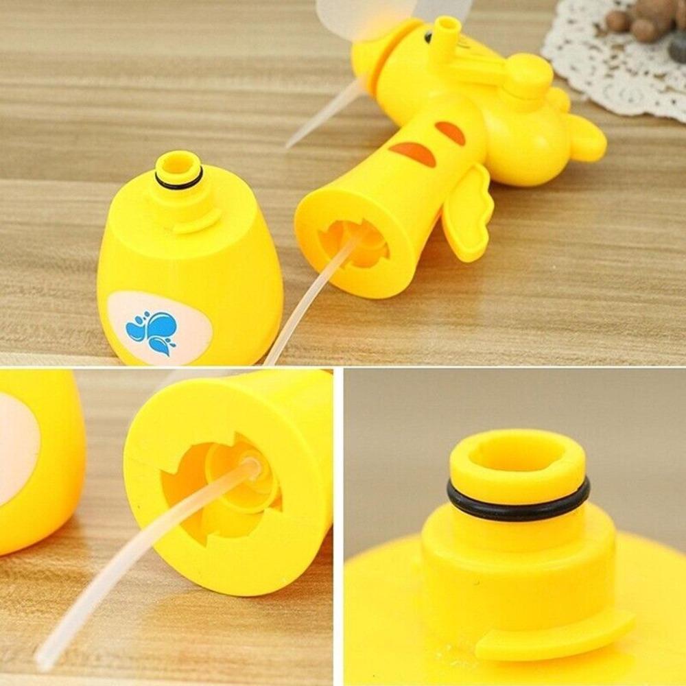 Narcis Quạt Phun Sương Tạo Ẩm Cầm Tay mini Hình Hươu Cao Cổ Hoạt Hình Dành Cho Trẻ Em Đi Du Lịch Ngoài Trời