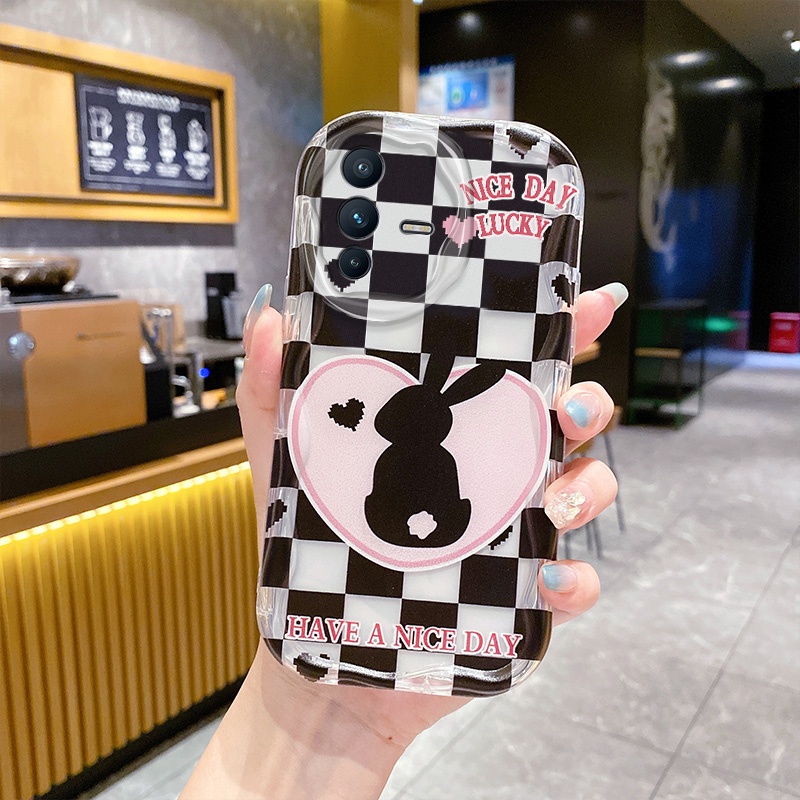 Ốp lưng Vivo V23 5G Ốp Điện Thoại tpu Dẻo Họa Tiết Hoạt Hình Dễ Thương Thời Trang Cho Vivo V23 KLQNY