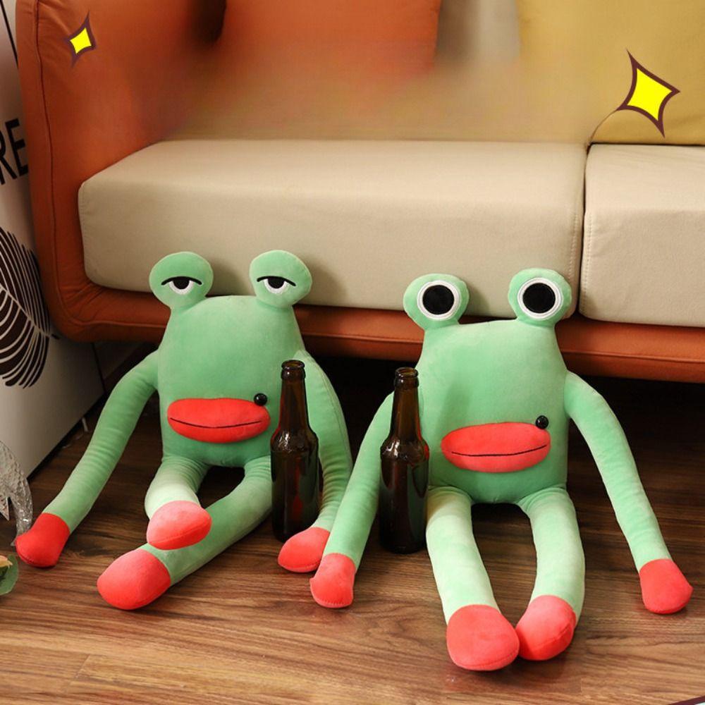 Thú Nhồi Bông Hình Ếch Mắt To Có Cánh / Ếch Mắt To Làm Quà Tặng Kỳ Nghỉ 2Lip