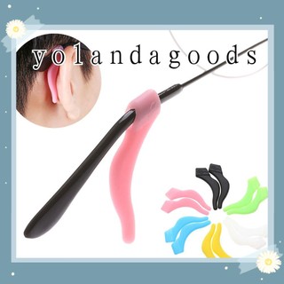 ☆YOLA☆ 2 pairs Accessories Eyeglass Holder Hook Grips Eyeglasses  Sports Temple Tips Glasses Ear Hooks Anti Slip Silicone Eyewear  Outdoor  Soft Ear Hook/Multicolor