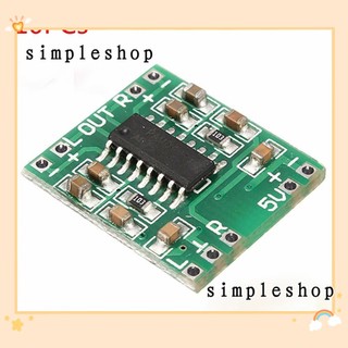 Set 10 Bảng Mạch Khuếch Đại Âm Thanh Kỹ Thuật Số Mini Pam8403 D 2 * 3W Usb