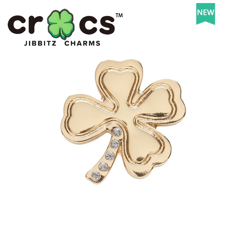 Dây Chuyền Kim Loại Mặt Hình Giày Dép crocs Đính Hạt Ngọc Trai / Bướm / Hoa Xinh Xắn DIY