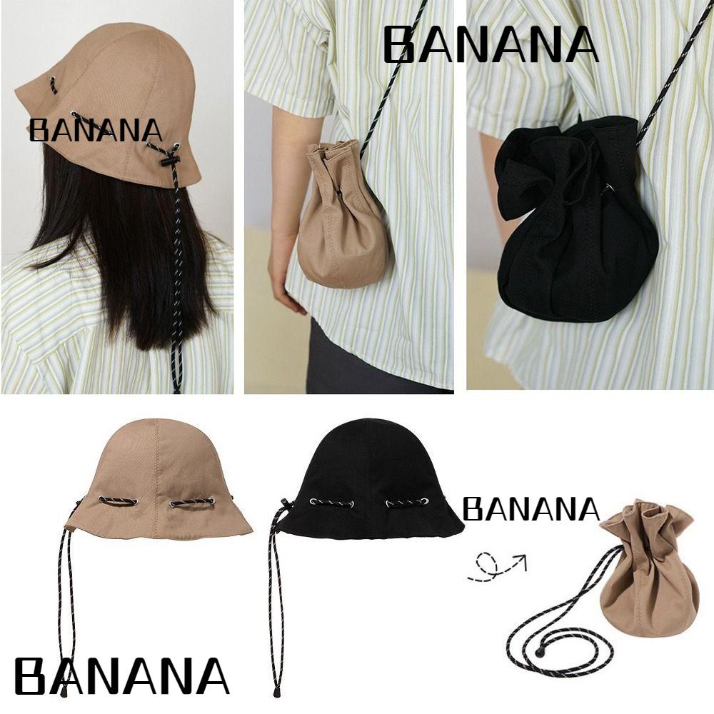 Nón Tai Bèo Vành Rộng Hình Quả Chuối 1 Xinh Xắn