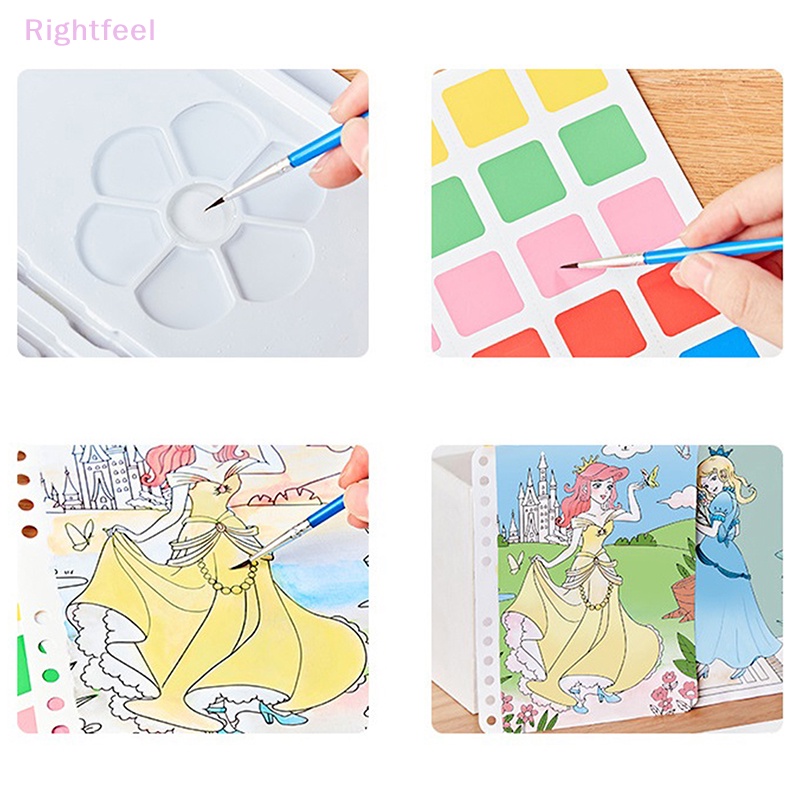 Miếng Dán Hình Công Chúa Poking Princess Làm Thủ Công Đồ Chơi Giáo Dục Cho Trẻ Em Mới