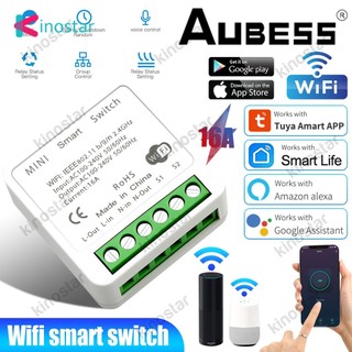 💥Trong kho💥Công tắc thông minh 16A công tắc thông minh MINI không dây công tắc thông minh WIFI giờ tự động hóa gia đình cho Alexa/Google