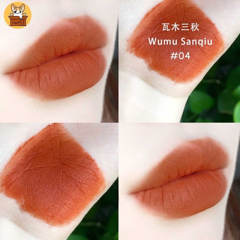 Son Tint Màu Lì & Vết Bẩn Nhung Hoàn Thiện Và Cà Chua - Không Phai Màu Dưỡng Ẩm