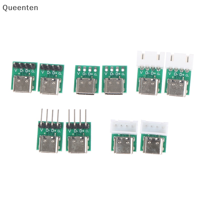 Bộ 5 Bảng Mạch Kết Nối Type-C USB3.1 16 Pin Female Sang 2.54mm Type C 16P